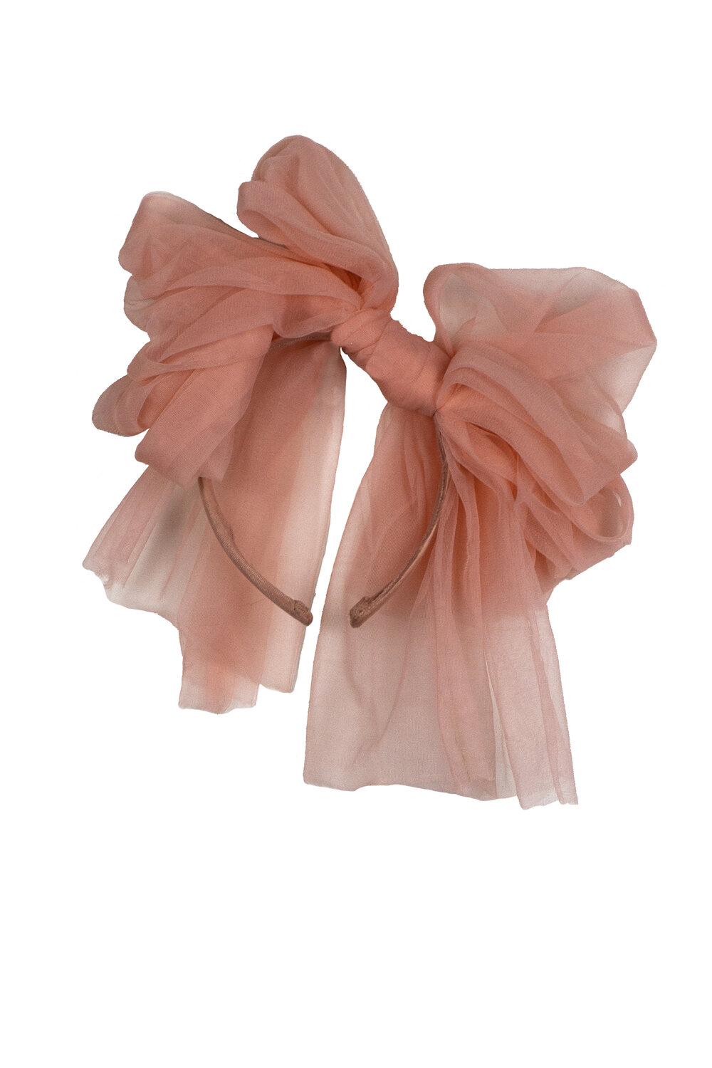 KELSEY RANDALL - shop all collections - MADE TO ORDER - NIXIE pink mesh  tulle bow headband